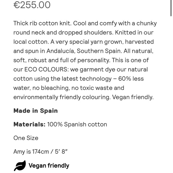 Babaà no 18 black cotton knit jumper, brand new! - Picture 7 of 8